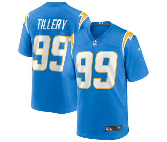Los Angeles Chargers Jerry Tillery Men's Nike Powder Blue Game Jersey