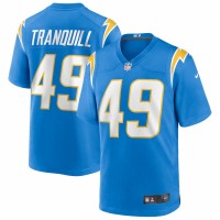Los Angeles Chargers Drue Tranquill Men's Nike Powder Blue Game Jersey