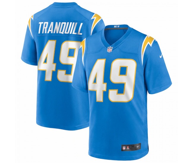 Los Angeles Chargers Drue Tranquill Men's Nike Powder Blue Game Jersey