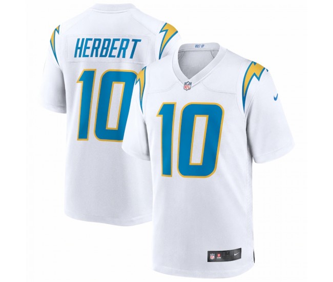 Los Angeles Chargers Justin Herbert Men's Nike White Game Jersey