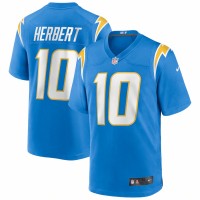 Los Angeles Chargers Justin Herbert Men's Nike Powder Blue Player Game Jersey