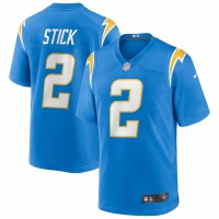 Los Angeles Chargers Easton Stick Men's Nike Powder Blue Game Jersey