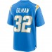 Los Angeles Chargers Alohi Gilman Men's Nike Powder Blue Game Jersey