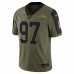 Los Angeles Chargers Joey Bosa Men's Nike Olive 2021 Salute To Service Limited Player Jersey