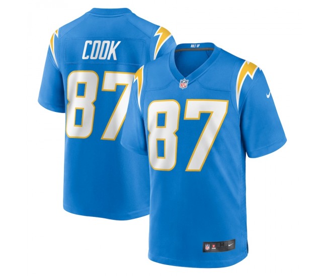 Los Angeles Chargers Jared Cook Men's Nike Powder Blue Game Player Jersey