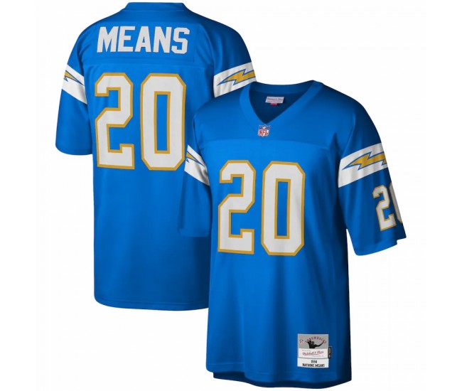Los Angeles Chargers Natrone Means Mitchell & Ness Powder Blue 1994 Legacy Replica Jersey