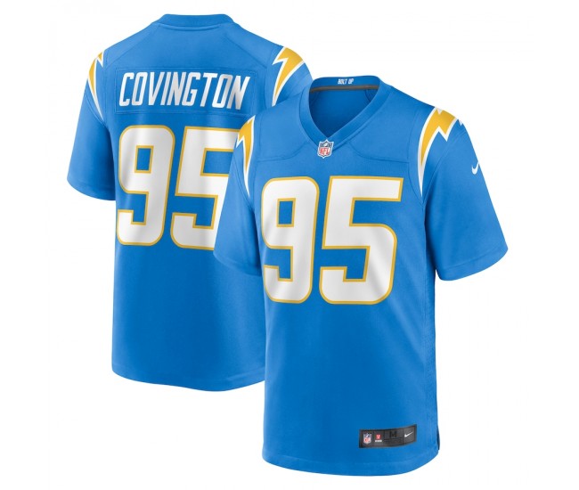 Los Angeles Chargers Christian Covington Men's Nike Powder Blue Game Jersey