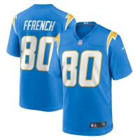 Los Angeles Chargers Maurice Ffrench Men's Nike Powder Blue Game Jersey