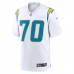 Los Angeles Chargers Rashawn Slater Men's Nike White Game Jersey