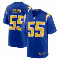 Los Angeles Chargers Junior Seau Men's Nike Royal Retired Player Alternate Game Jersey