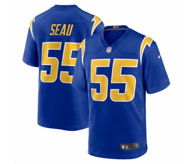 Los Angeles Chargers Junior Seau Men's Nike Royal Retired Player Alternate Game Jersey