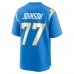 Los Angeles Chargers Zion Johnson Men's Nike Powder Blue 2022 NFL Draft First Round Pick Game Jersey