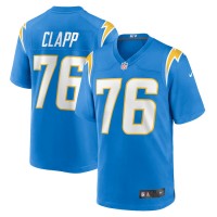 Los Angeles Chargers Will Clapp Men's Nike Powder Blue Game Jersey