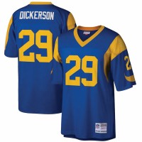 Los Angeles Rams Eric Dickerson Men's Mitchell & Ness Blue Retired Player Legacy Replica Jersey