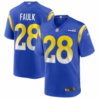 Los Angeles Rams Marshall Faulk Men's Nike Royal Game Retired Player Jersey