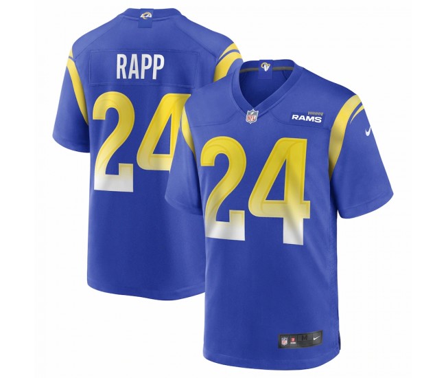 Los Angeles Rams Taylor Rapp Men's Nike Royal Game Jersey