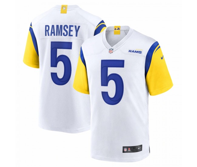 Los Angeles Rams Jalen Ramsey Men's Nike White Alternate Game Jersey