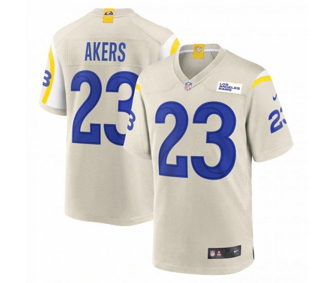 Los Angeles Rams Cam Akers Men's Nike Bone Game Jersey