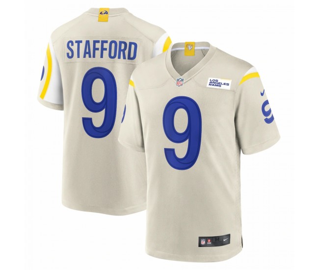 Los Angeles Rams Matthew Stafford Men's Nike Bone Player Game Jersey