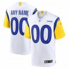 Los Angeles Rams Men's Nike White Alternate Custom Jersey