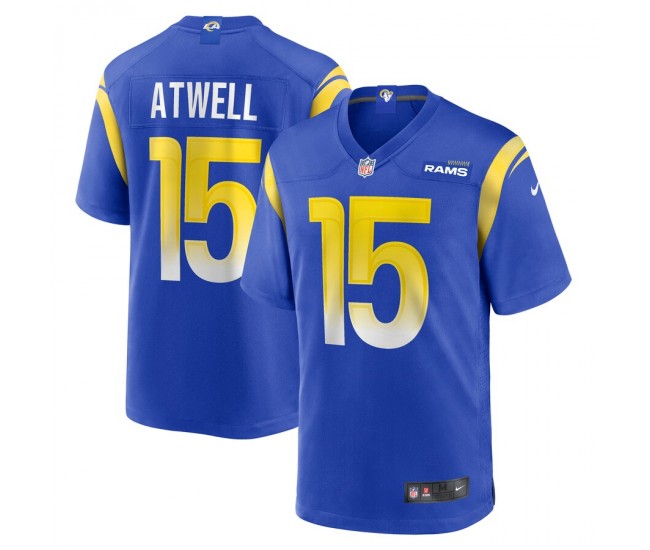 Los Angeles Rams Tutu Atwell Men's Nike Royal Game Player Jersey