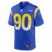 Los Angeles Rams Earnest Brown IV Men's Nike Royal Game Player Jersey