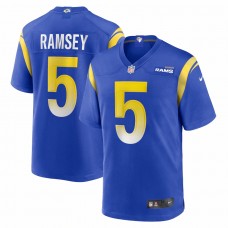 Los Angeles Rams Jalen Ramsey Men's Nike Royal Player Game Jersey