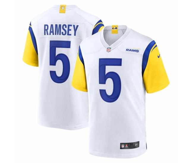 Los Angeles Rams Jalen Ramsey Men's Nike White Alternate Player Game Jersey