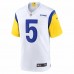 Los Angeles Rams Jalen Ramsey Men's Nike White Alternate Player Game Jersey