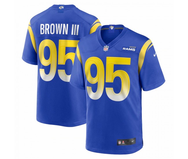 Los Angeles Rams Bobby Brown III Men's Nike Royal Game Jersey