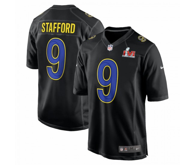 Los Angeles Rams Matthew Stafford Men's Nike Black Super Bowl LVI Game Fashion Jersey