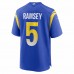 Los Angeles Rams Jalen Ramsey Men's Nike Royal Super Bowl LVI Game Patch Jersey