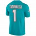 Miami Dolphins Tua Tagovailoa Men's Nike Aqua Vapor Limited Jersey
