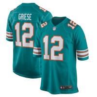 Miami Dolphins Bob Griese Men's Nike Aqua Retired Player Jersey