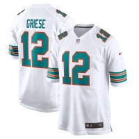 Miami Dolphins Bob Griese Men's Nike White Retired Player Jersey