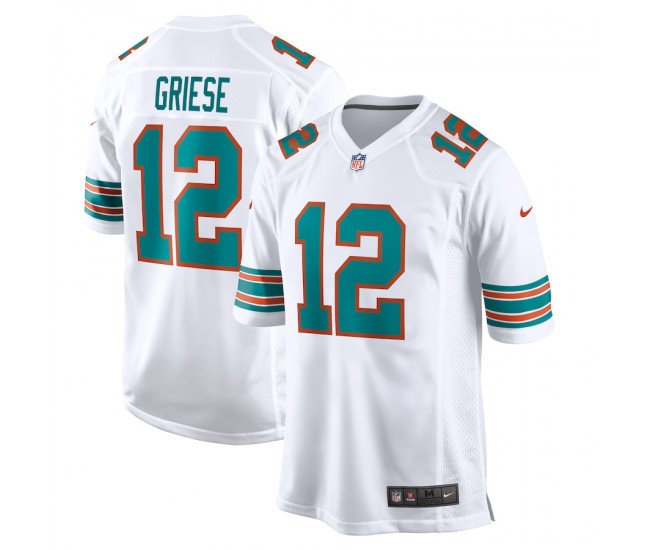 Miami Dolphins Bob Griese Men's Nike White Retired Player Jersey