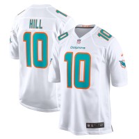 Miami Dolphins Tyreek Hill Men's Nike White Game Jersey