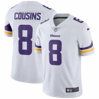 Minnesota Vikings Kirk Cousins Men's Nike White Vapor Untouchable Limited Jersey