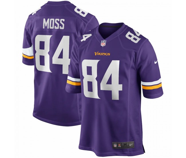 Minnesota Vikings Randy Moss Men's Nike Purple Game Retired Player Jersey