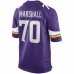 Minnesota Vikings Jim Marshall Men's Nike Purple Game Retired Player Jersey