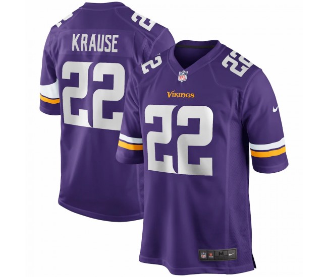 Minnesota Vikings Paul Krause Men's Nike Purple Game Retired Player Jersey