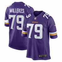 Minnesota Vikings Kenny Willekes Men's Nike Purple Game Jersey