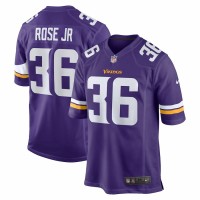 Minnesota Vikings A.J. Rose Jr. Men's Nike Purple Game Player Jersey