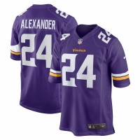 Minnesota Vikings Mackensie Alexander Men's Nike Purple Game Jersey