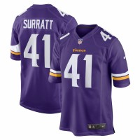 Minnesota Vikings Chazz Surratt Men's Nike Purple Game Jersey