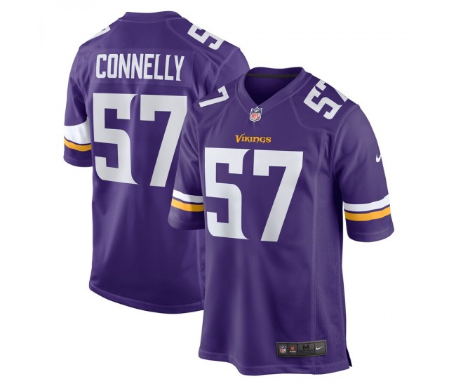 Minnesota Vikings Ryan Connelly Men's Nike Purple Game Jersey