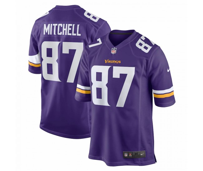 Minnesota Vikings Myron Mitchell Men's Nike Purple Game Jersey