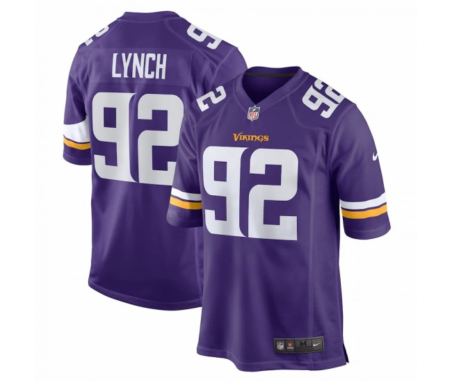 Minnesota Vikings James Lynch Men's Nike Purple Game Player Jersey