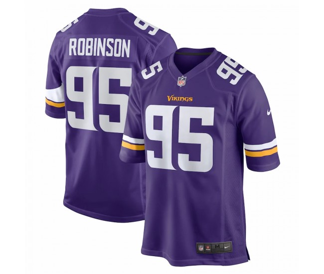 Minnesota Vikings Janarius Robinson Men's Nike Purple Game Jersey