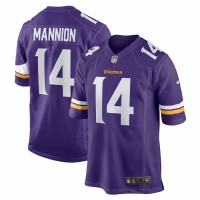Minnesota Vikings Sean Mannion Men's Nike Purple Player Game Jersey